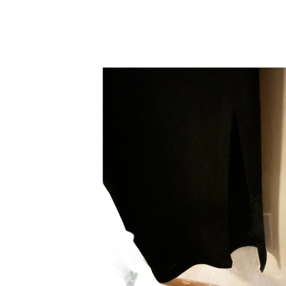 Exclusively Misook Dress Size Small Black Short Sleeve Knit Midi Pullover - Picture 7 of 12